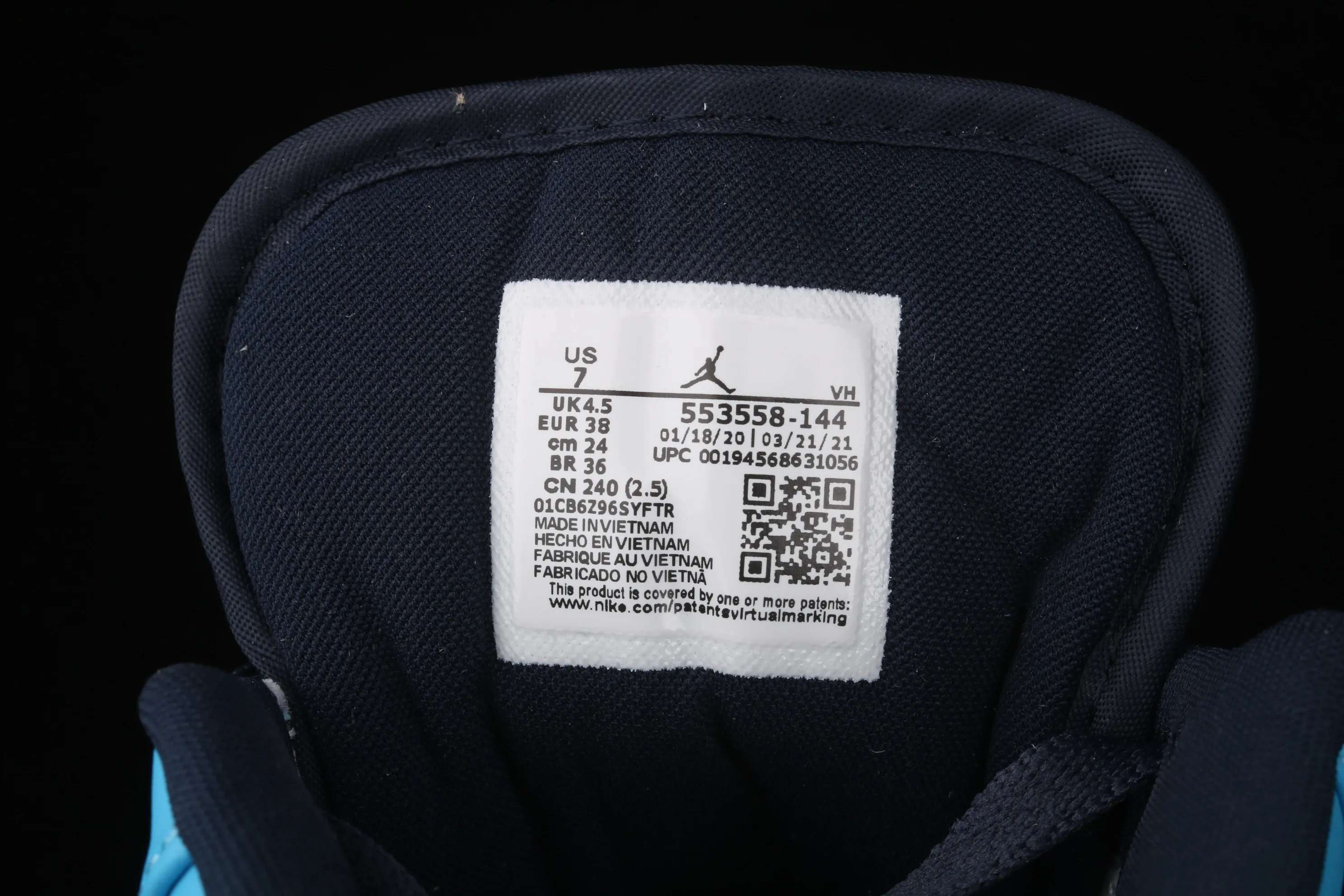 All categories Air Jordan Jordan series basketball shoes Air Jordan 1 Low Air Jordan 1 Low AJ1 Joe 1 low-top cultural and leisure sports sneakers 553558-144